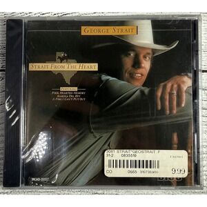 George Strait - Strait From The Heart CD MCA Records 1982 Country Music